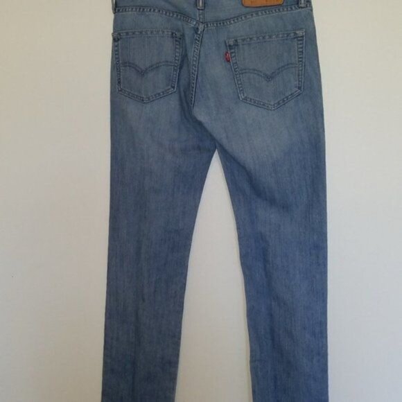 Levi's 511 Jeans Straight Leg Denim Light Blue Men's 30 x 30 - Picture 9 of 14